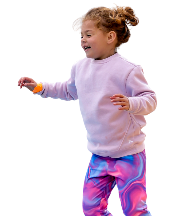nelo's farmyard and adventure in kimberley northern cape girl jumping and smiling and having fun